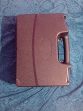 MAXI VALIGIA CUSTODIA RIGIDA PER PISTOLA 2 POSTI CM 36X24X13 NERA M560 PISTOLE