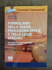 Formulario della nuova procedura civile e delle leggi speciali Nigro 2013 + CD