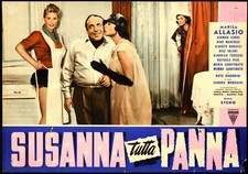 SUSANNA TUTTA PANNA Steno MARISA ALLASIO RARA FOTOBUSTA ORIGINALE POSTER 2
