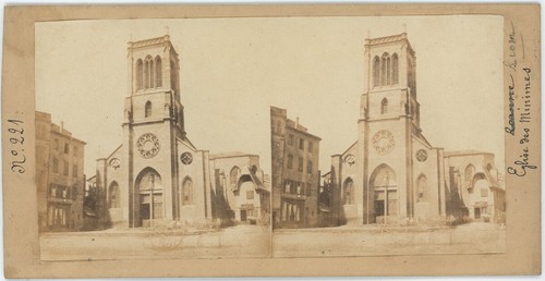 Stereoscopio circa 1865 chiesa - stereoscopio,