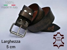 OFFERTA CINTURA DA LAVORO IN CUOIO DI TORO SUPER RESISTENTE LARGHEZZA 5 CM