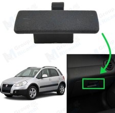 Maniglia Interna Cassettino Porta Oggetti Nera Per Fiat Sedici 2006 In Poi