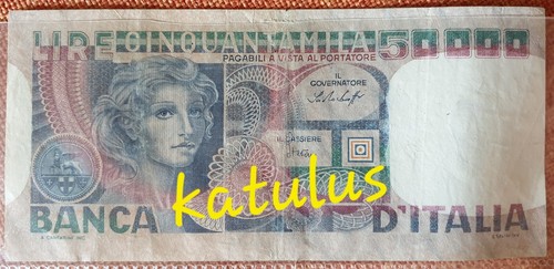Cinquantamila lire banconota - cinquantamila,