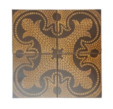 Lotto 4 Piastrelle Ceramica