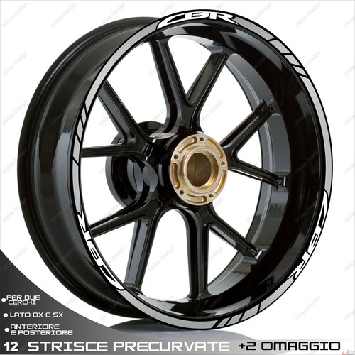 Set adesivi ruota sport bianco - set,