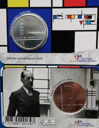 Olanda coincard euro 2022 - olanda, 5€