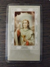 Carmen San Filippo, Holy Card, Sacro Cuore, EA 1B, Tamburro Memorial Home, 1957