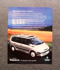 [GCG] L296- Advertising Pubblicità -1998- RENAULT ESPACE 