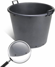 Mastello in Plastica Nero Con