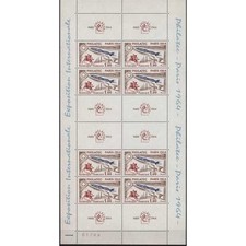 Francia 1964 Esposizione Philatec Parigi foglietto 1480 K MNH