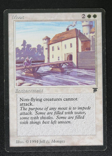 Moat legends mtg card - mtg, magic