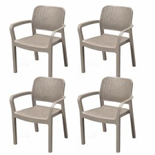 Keter Set 4 Sedie Da Esterno