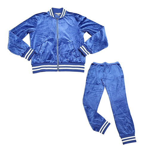 Set tuta donna blu - tuta, velluto