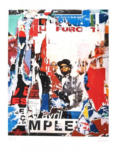 Jacques villeglé digigraphie - jacques,