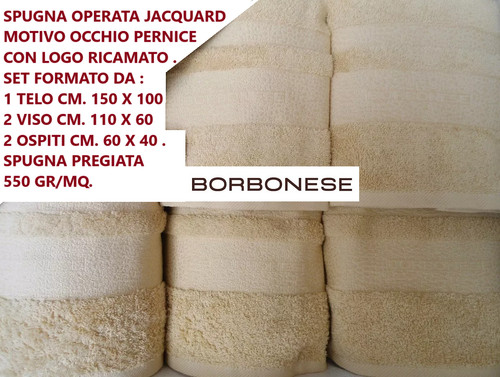 Borbonese set spugne - set, pezzi