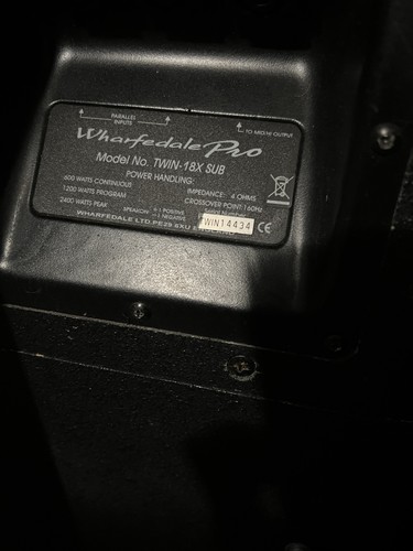 Sub passivo wharfedale - sub,
