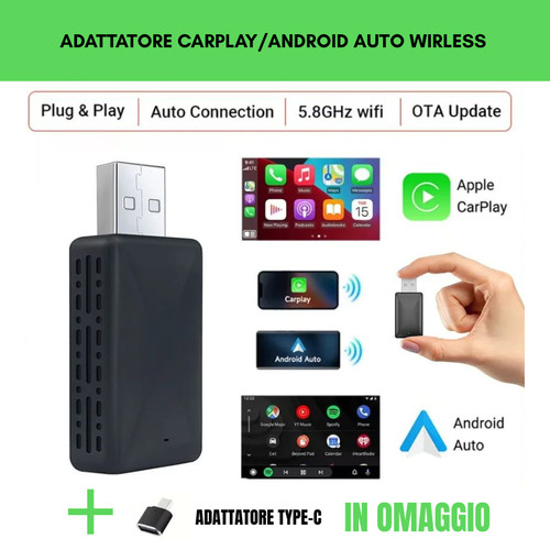 Carplay adattatore wireless - adattatore,