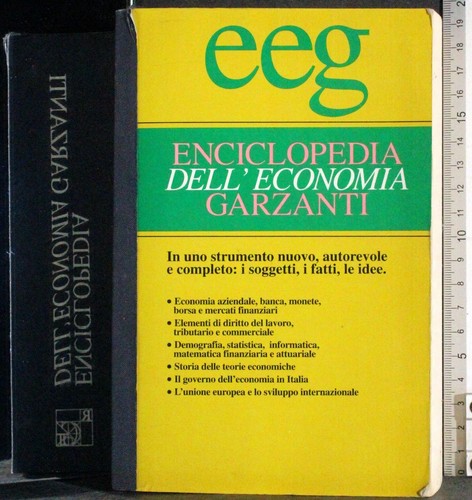 Enciclopedia dell economia - enciclopedia, dell'economia