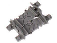 10X LEGO PARTE DI BINARIO FLESSIBILE GRIGIA 88492 10PZ 10 PEZZI