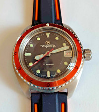 VOSTOK OROLOGIO CUSTOM AMPHIBIAN 020XXX CASSA 41 MECCANICO AUTOMATICO ORANCIONE