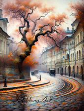 Quadro arte digitale stile