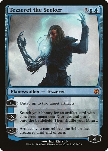 Mtg tezzeret the seeker foil - tezzeret,,