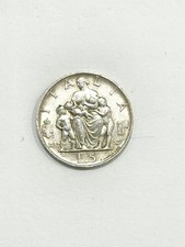 Moneta Argento 5 lire 1937 Re
