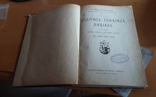 Libro Antico ANATOMIA-FISIOLOGIA-ZOOLOGIA