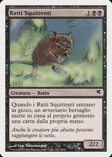 Mtg chittering rats exc - rats,