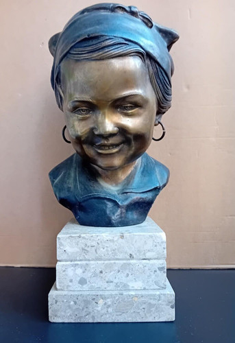 Scultura bronzo martino - de,