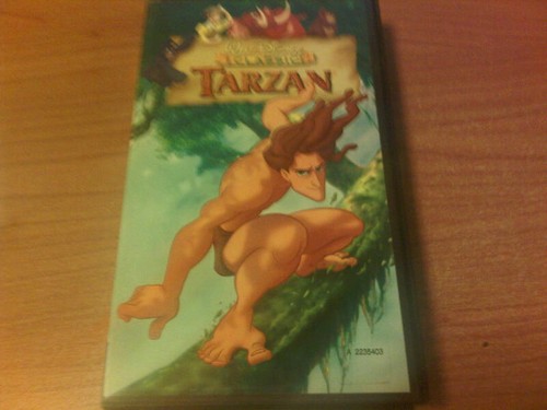 Vhs originale disney tarzan - vhs,
