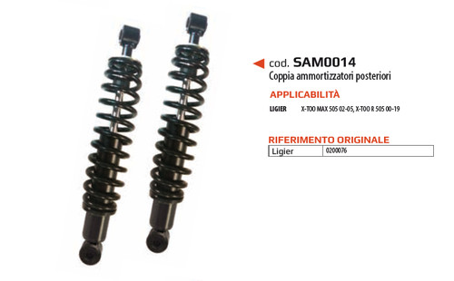 Coppia ammortizzatori - coppia,