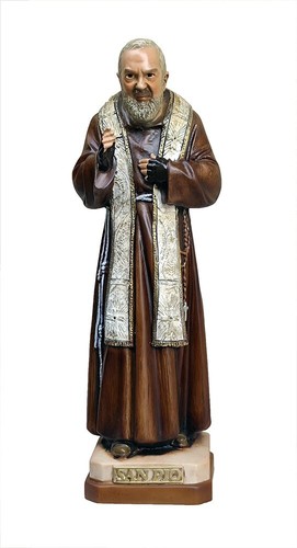 Statua padre pio resina - padre,