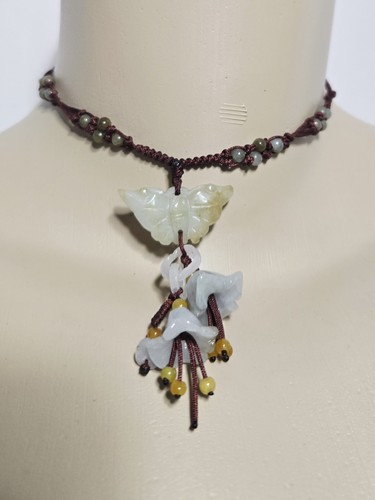 Collana cordino ciondolo fiore