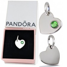 Charm cuore inciso - charm, pietra