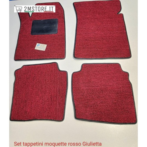 Set tappettini velluto rosso - tappettini,