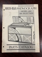 ORIGINALE-ROCK~OLA-FONOGRAFO-MODELLO 464-160 SELEZIONE-CATALOGO RICAMBI