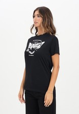 DSQUARED2 T-shirt Donna Nero T-shirt manica corta T-shirt a manica corta con sta