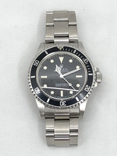 Rolex Submariner 5513 40mm Orologio Uomo Automatico Quadrante Nero Vintage Diver