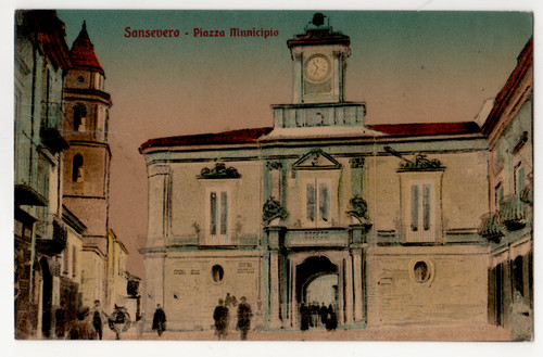 Cartolina san severo foggia - a6,