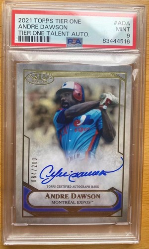 Andre dawson auto 200 2021 - andre, /200