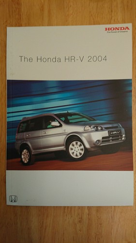 Brochure honda 2004 - brochure, hr-v