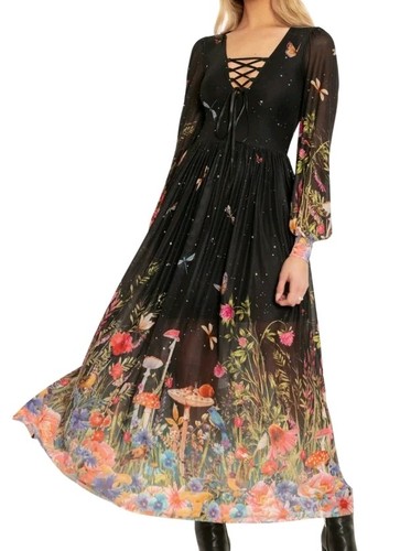 Maxi abito blackmilk fiaba - blackmilk,