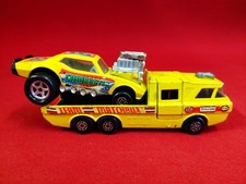 MATCHBOX SUPERKINGS K-7 RACING CAR TRANSPORTER K-43 44 SPEED COMBUSTER LESNEY 70