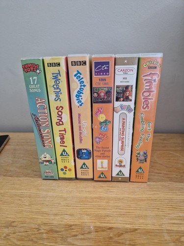 Job lot children vhs tapes - vhs,