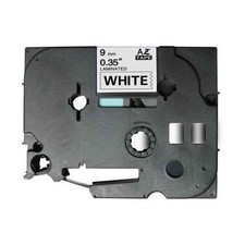 Nastro Compatibile Brother TZE-221 TZE221 9mm 8 metri Nero su Bianco