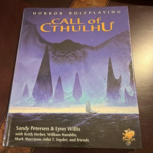 Chaosium inc call cthulhu - chaosium,