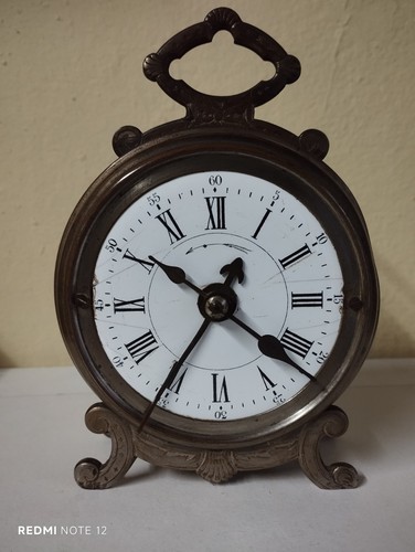 Antico orologio con sveglia - orologio,