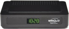 Digiquest Decoder Digitale Terrestre G23  DVB-T2 con due telecomandi, uno 2 in 1