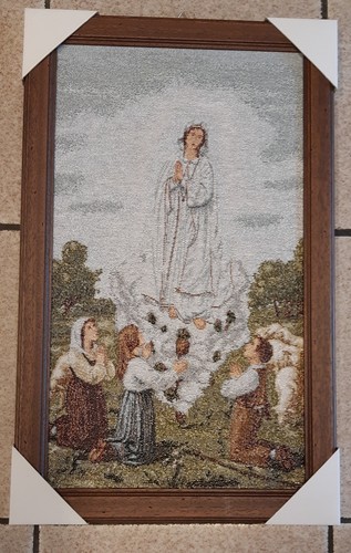 Arazzo fatima con tre - arazzo,
